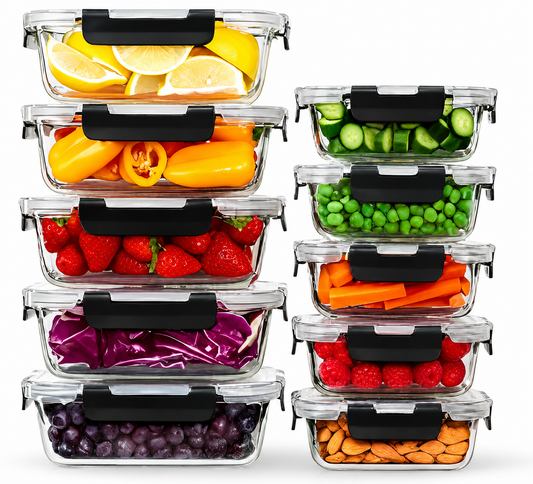 Spring Sale Glass Food Storage Containers Set